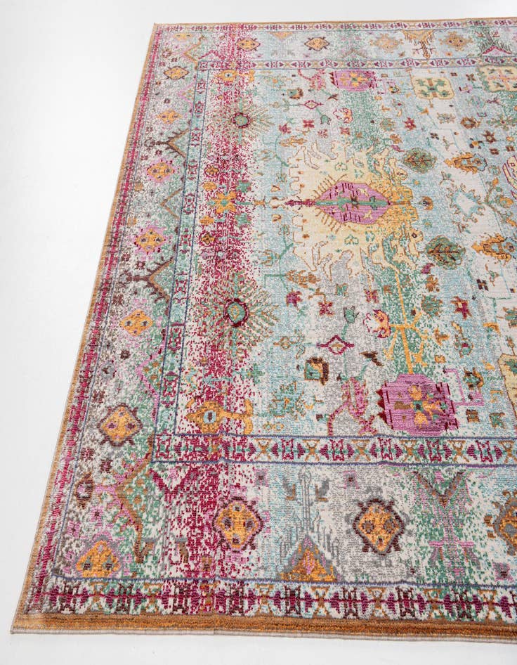 Detail image of 7' x 10' Aqua Rug