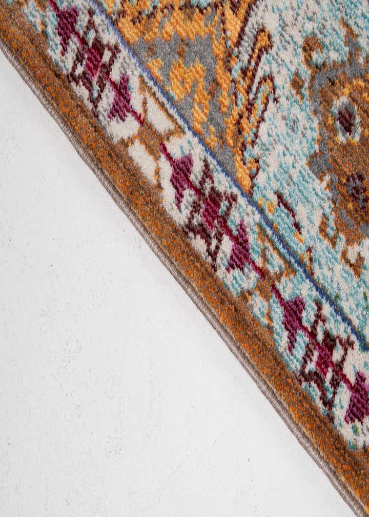 7' x 10' Aqua Rug