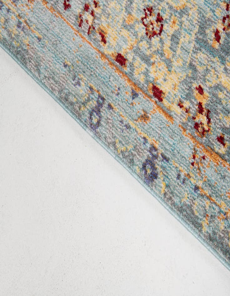 Detail image of 7' x 10' Aqua Rug