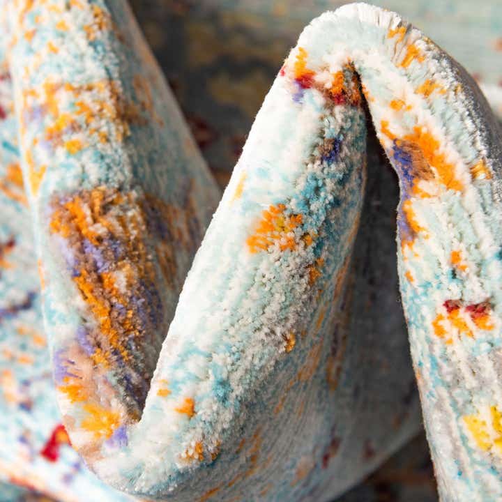 3' 3 x 5' 3 Aqua Rug