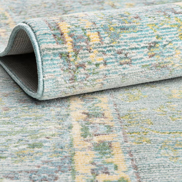 Detail image of 150cm x 245cm Azul aguamarina Alfombra