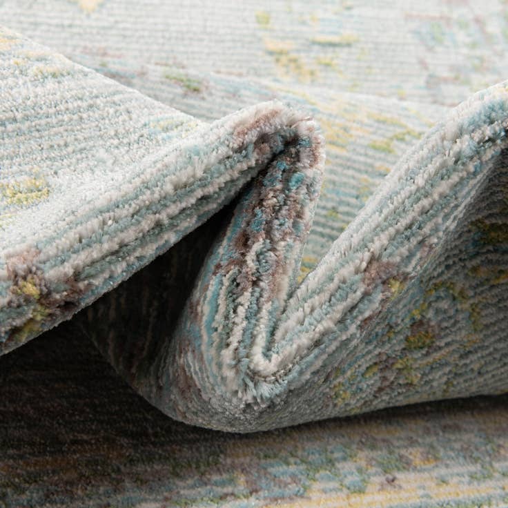 Detail image of 150cm x 245cm Azul aguamarina Alfombra