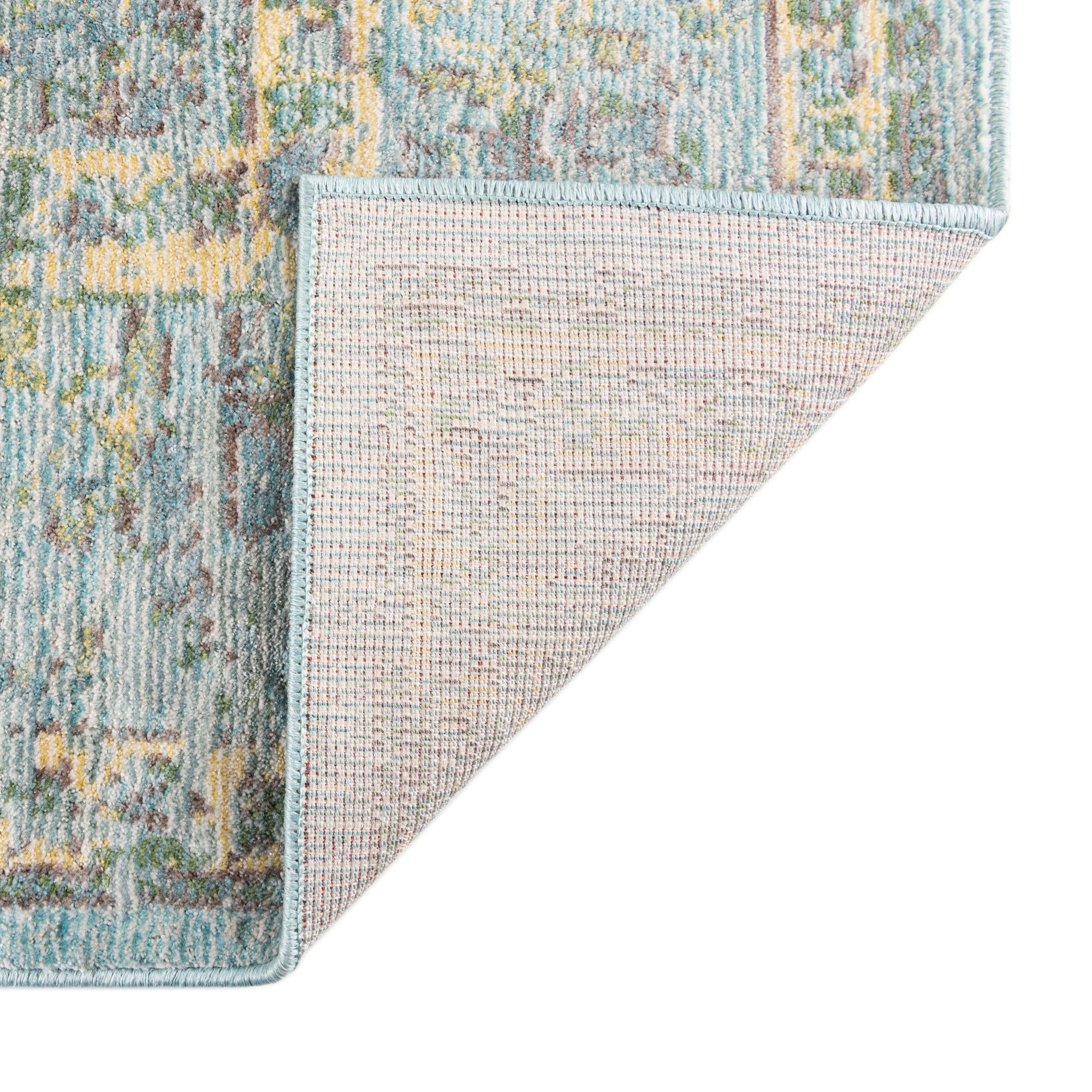 150cm x 245cm Azul aguamarina Alfombra