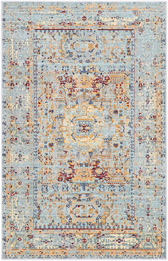 3' 3 x 5' 3 Aqua Rug