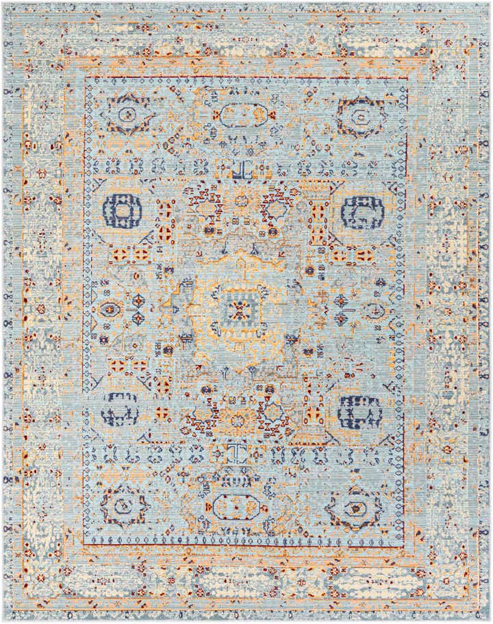 7' 10 x 10' Aqua Rug