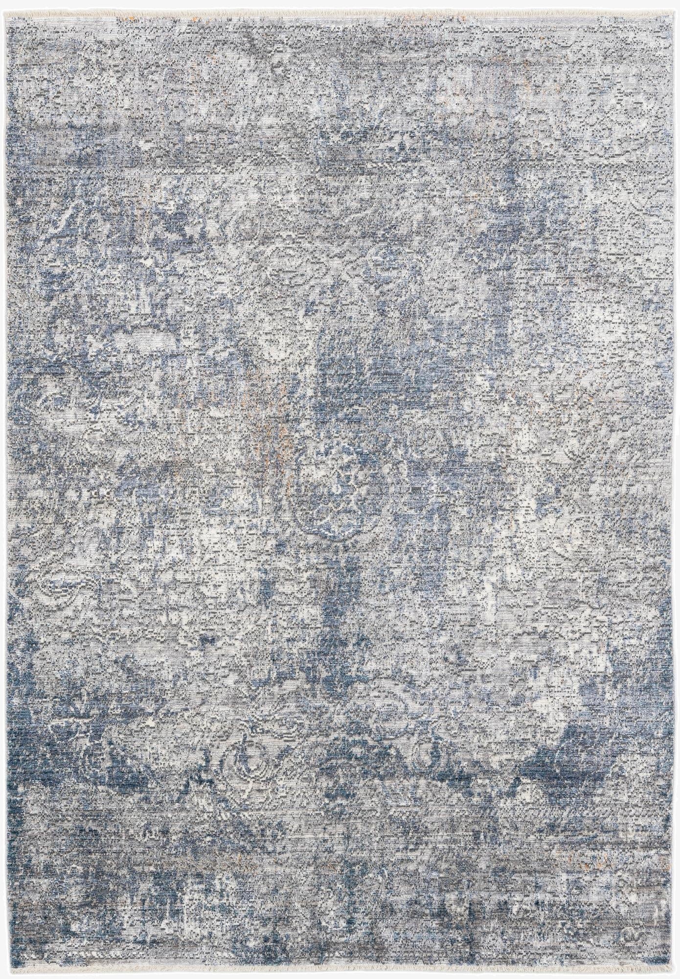 5' 3 x 7' 5 Aqua Rug