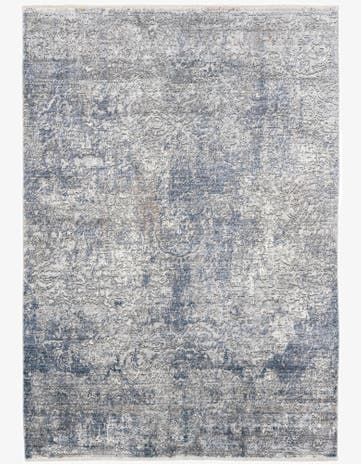 5' 3 x 7' 5 Aqua Rug