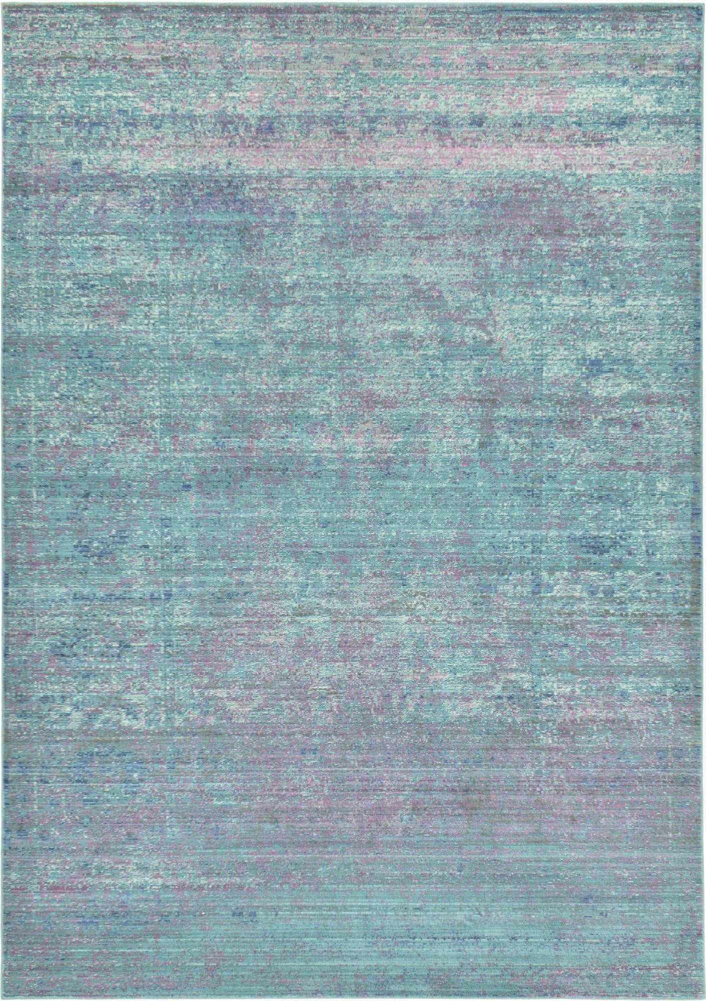 6' x 9' Aqua Rug