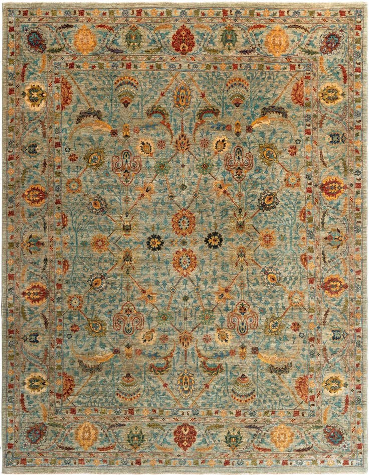 Detail image of 7' 11 x 10' 7 Hand Knotted Ariana Rug
