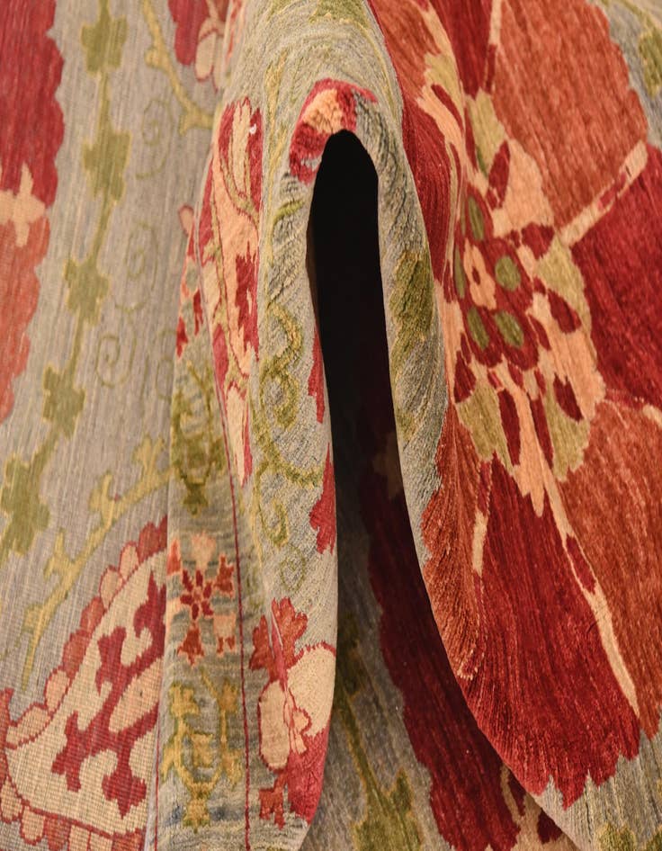 Detail image of 8' 1 x 9' 10  Hand Knotted Ariana Ziegler Oriental Rug