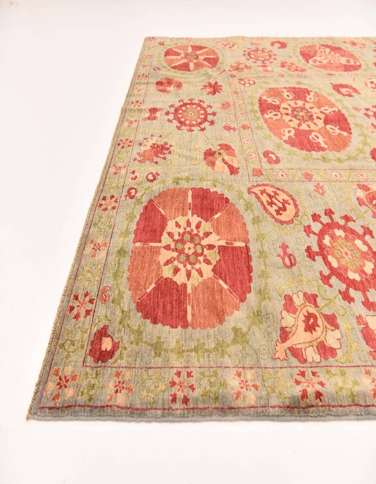 Detail image of 8' 1 x 9' 10  Hand Knotted Ariana Ziegler Oriental Rug