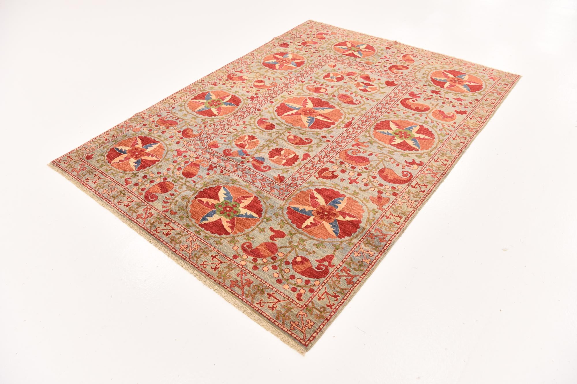 5' 2 x 7' 1 Hand Knotted Ariana Ziegler Oriental Rug
