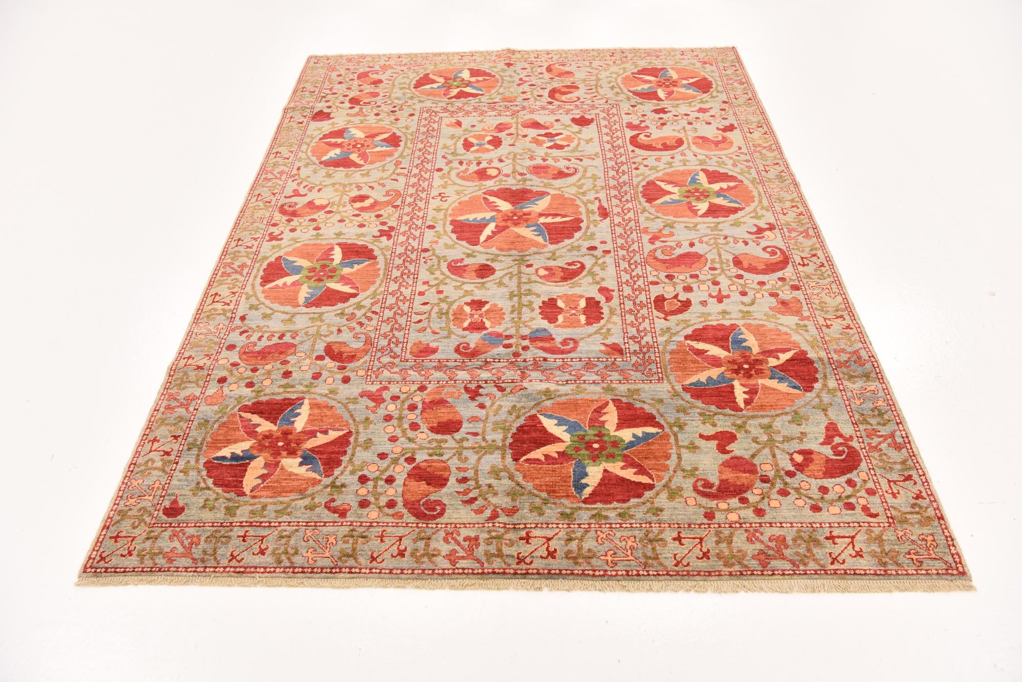 5' 2 x 7' 1 Hand Knotted Ariana Ziegler Oriental Rug