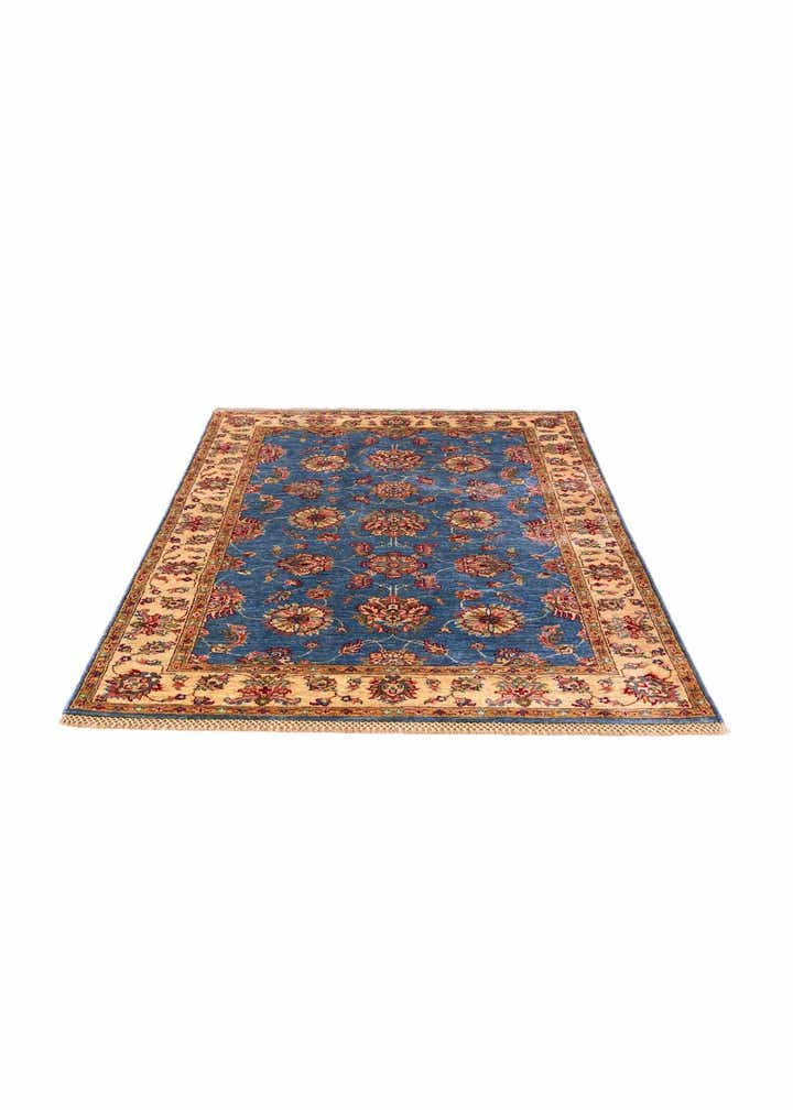 4' x 6' 1 Hand Knotted Ariana Ziegler Rug