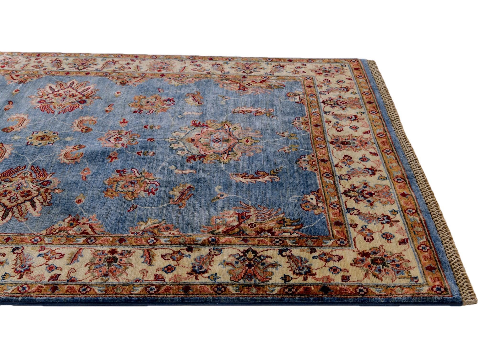 4' 1 x 6' 3 Hand Knotted Ariana Ziegler Rug