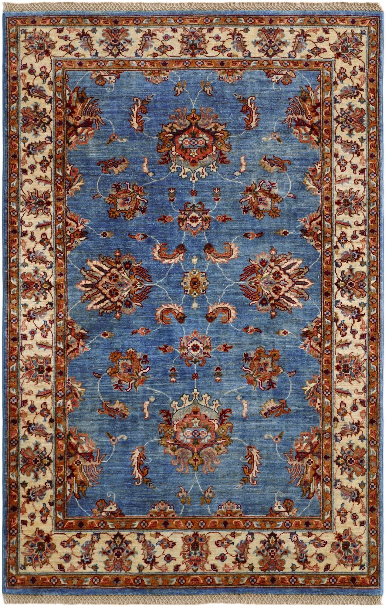 4' 1 x 6' 3 Hand Knotted Ariana Ziegler Rug