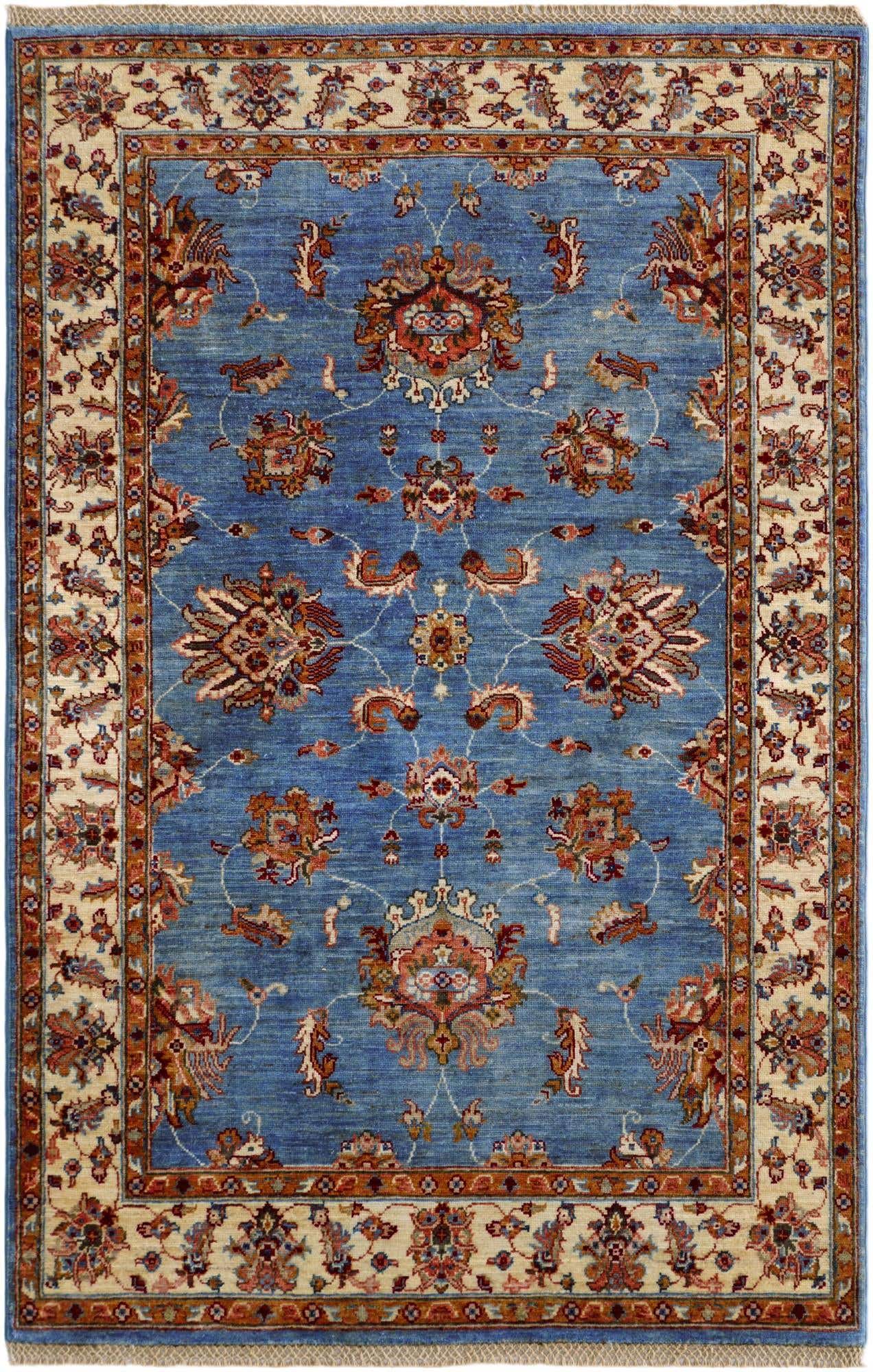 4' 1 x 6' 3 Hand Knotted Ariana Ziegler Rug