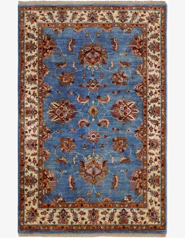 4' 1 x 6' 3 Hand Knotted Ariana Ziegler Rug