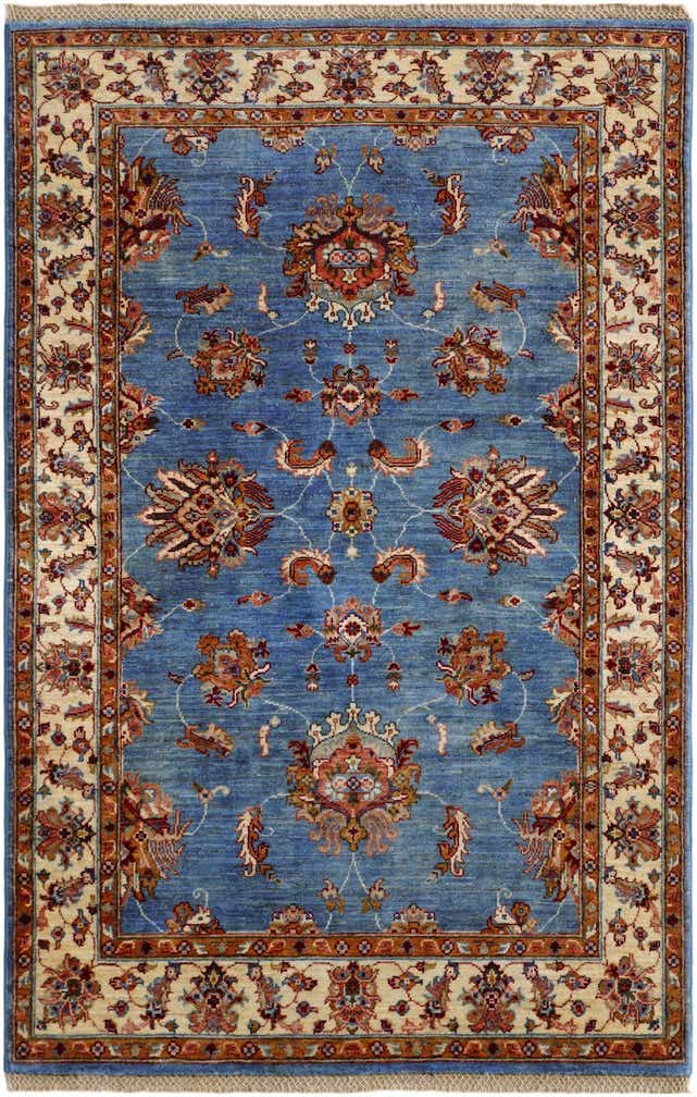 4' 1 x 6' 3 Hand Knotted Ariana Ziegler Rug