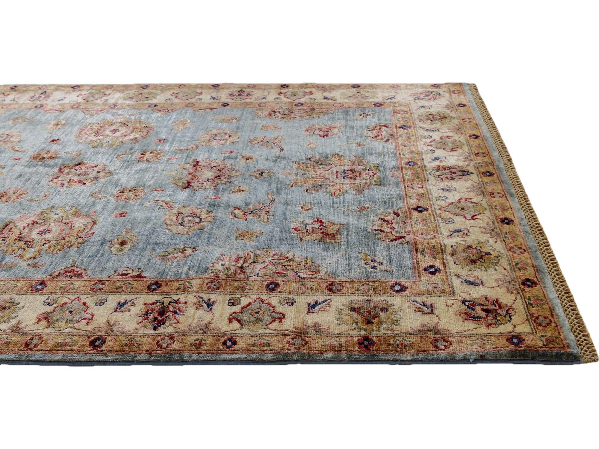 4' 4 x 6' 2 Hand Knotted Ariana Ziegler Rug
