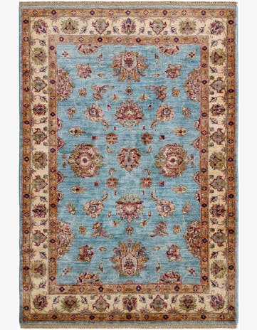 4' 4 x 6' 2 Hand Knotted Ariana Ziegler Rug