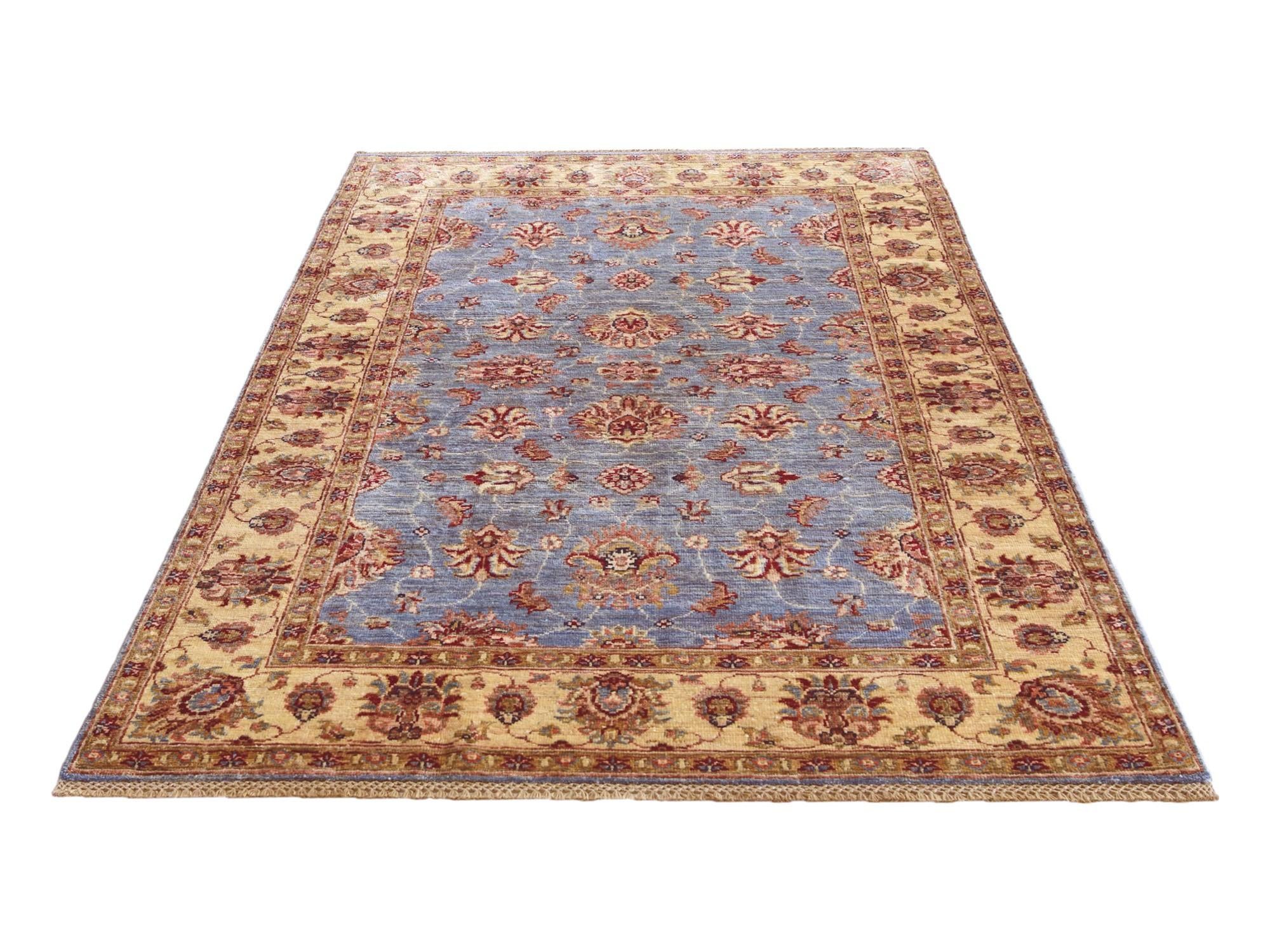 3' 11 x 6' Hand Knotted Ariana Ziegler Rug