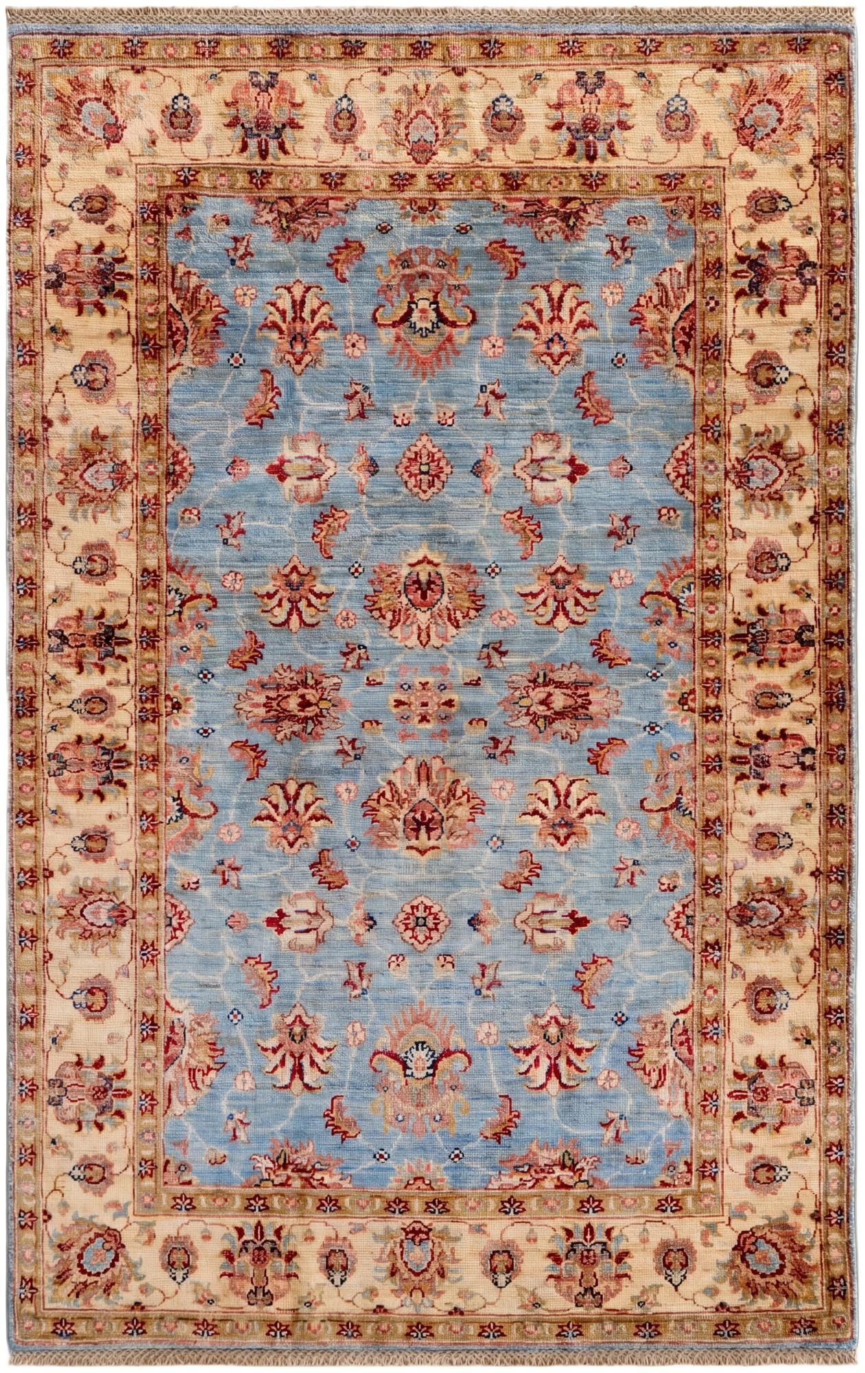 3' 11 x 6' Hand Knotted Ariana Ziegler Rug