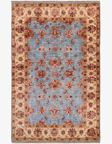 3' 11 x 6' Hand Knotted Ariana Ziegler Rug