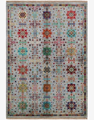 4' 10 x 6' 11 Hand Knotted Ariana Ziegler Rug