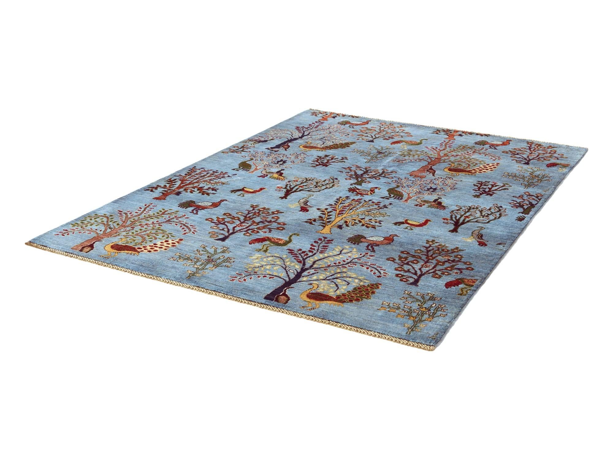 4' 11 x 6' 9 Hand Knotted Ariana Ziegler Rug