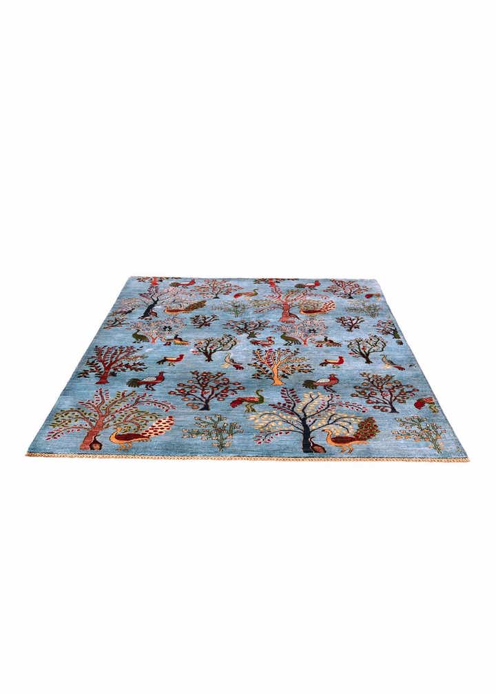 4' 11 x 6' 9 Hand Knotted Ariana Ziegler Rug
