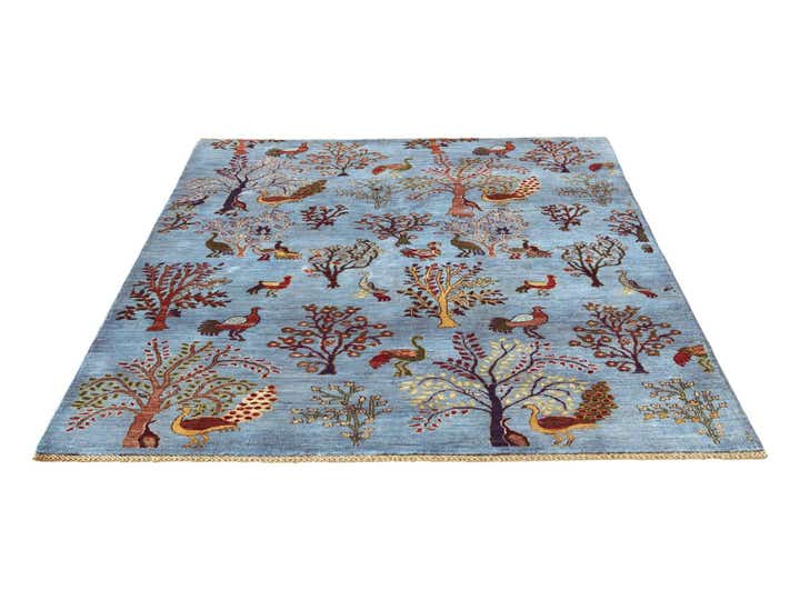 4' 11 x 6' 9 Hand Knotted Ariana Ziegler Rug