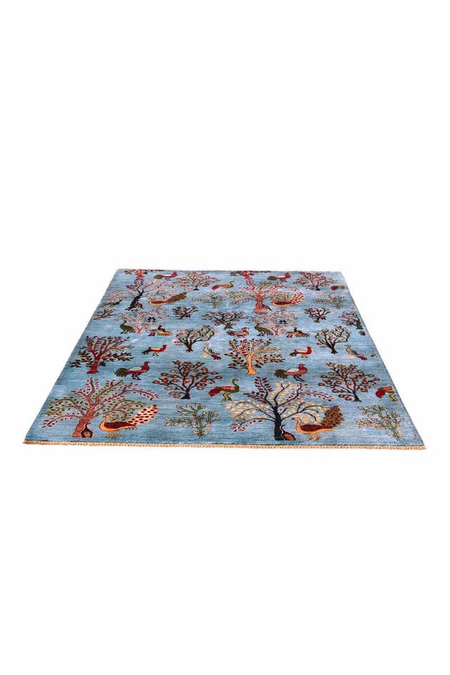Detail image of 4' 11 x 6' 9 Hand Knotted Ariana Ziegler Rug