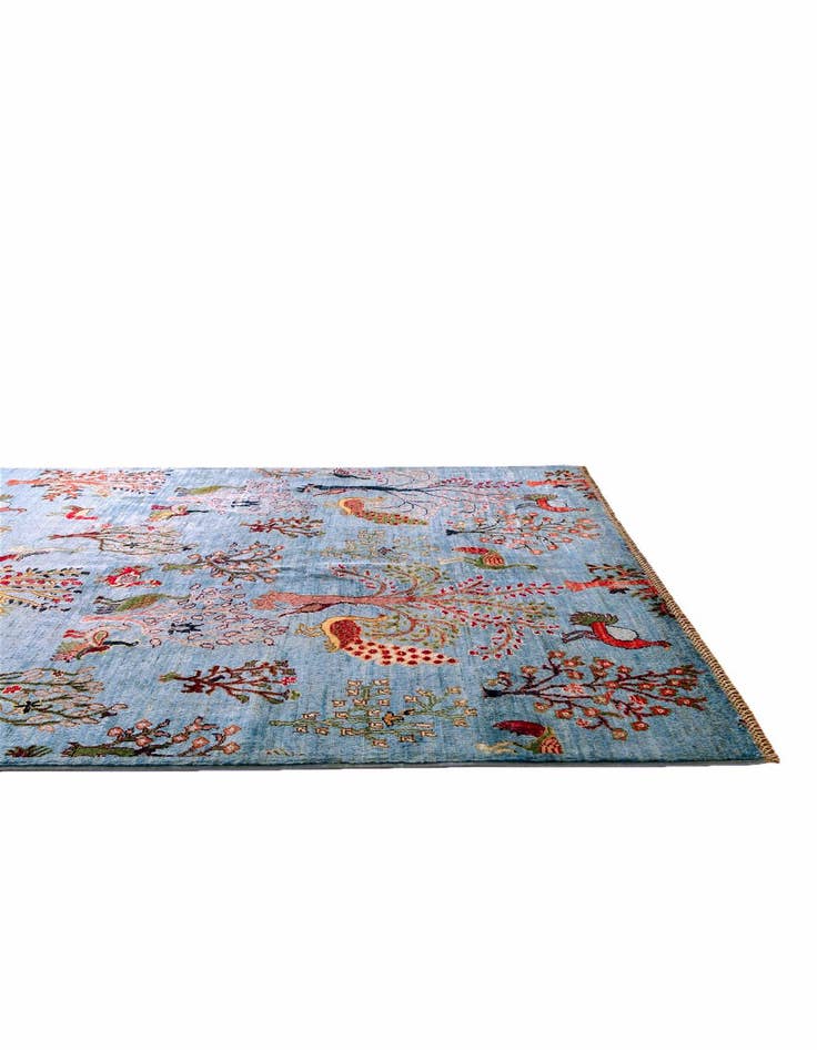 Detail image of 4' 11 x 6' 9 Hand Knotted Ariana Ziegler Rug