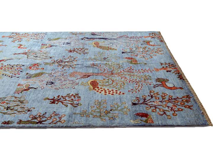 4' 11 x 6' 9 Hand Knotted Ariana Ziegler Rug