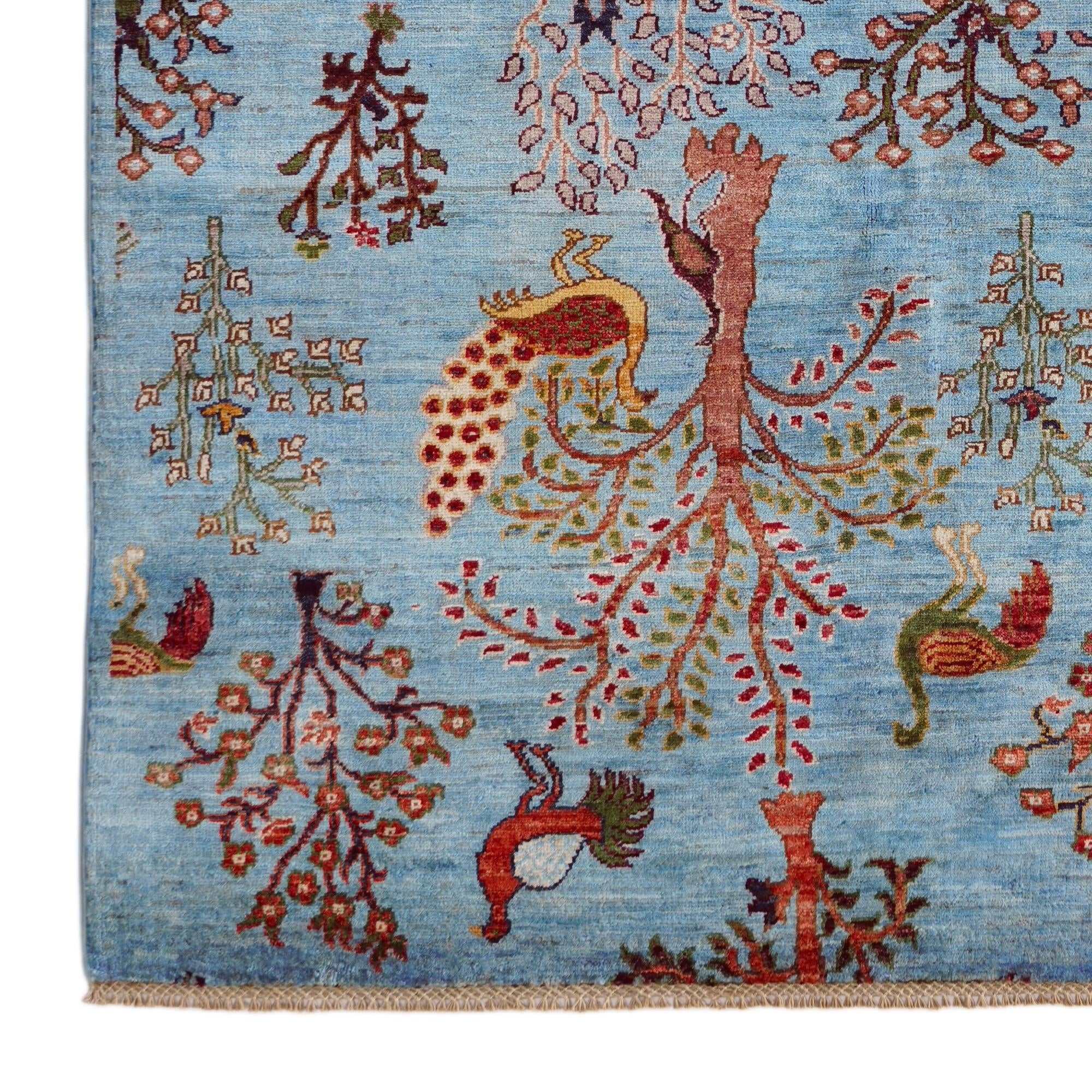 4' 11 x 6' 9 Hand Knotted Ariana Ziegler Rug