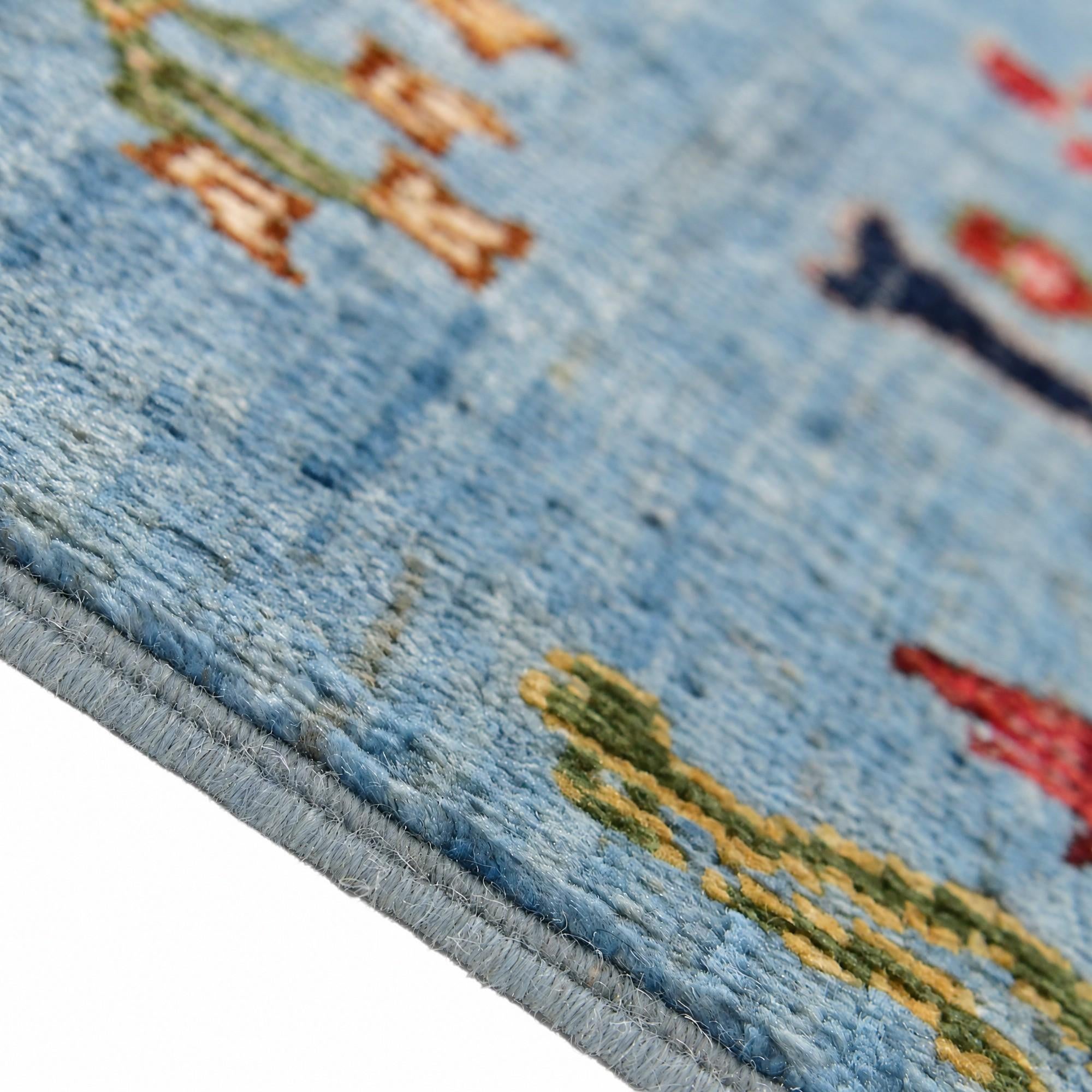 150cm x 205cm Hand Knotted Ariana Ziegler Rug