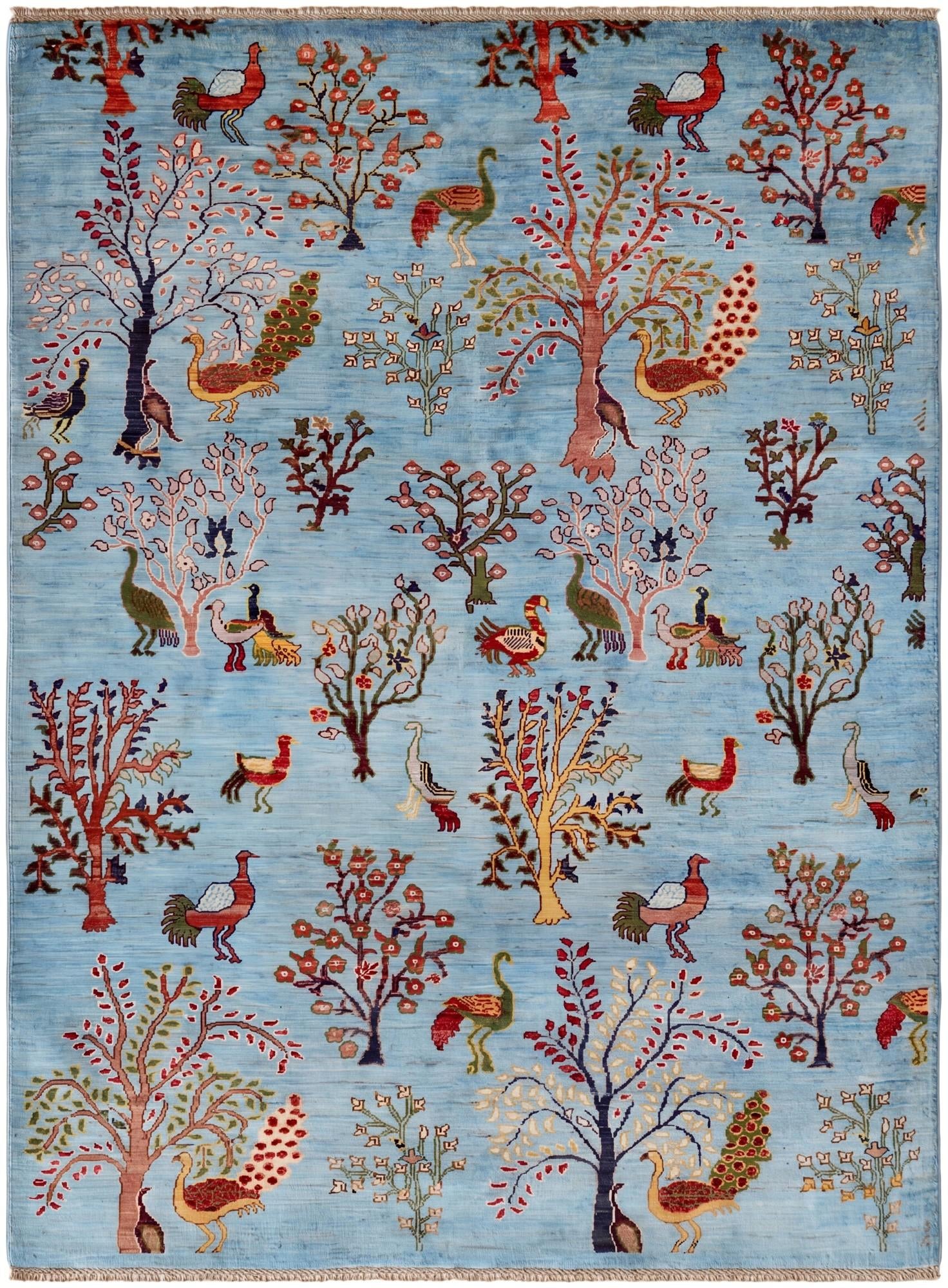 4' 11 x 6' 9 Hand Knotted Ariana Ziegler Rug