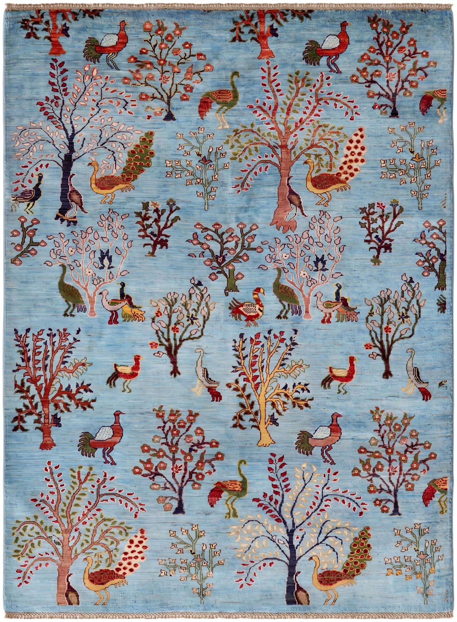4' 11 x 6' 9 Hand Knotted Ariana Ziegler Rug
