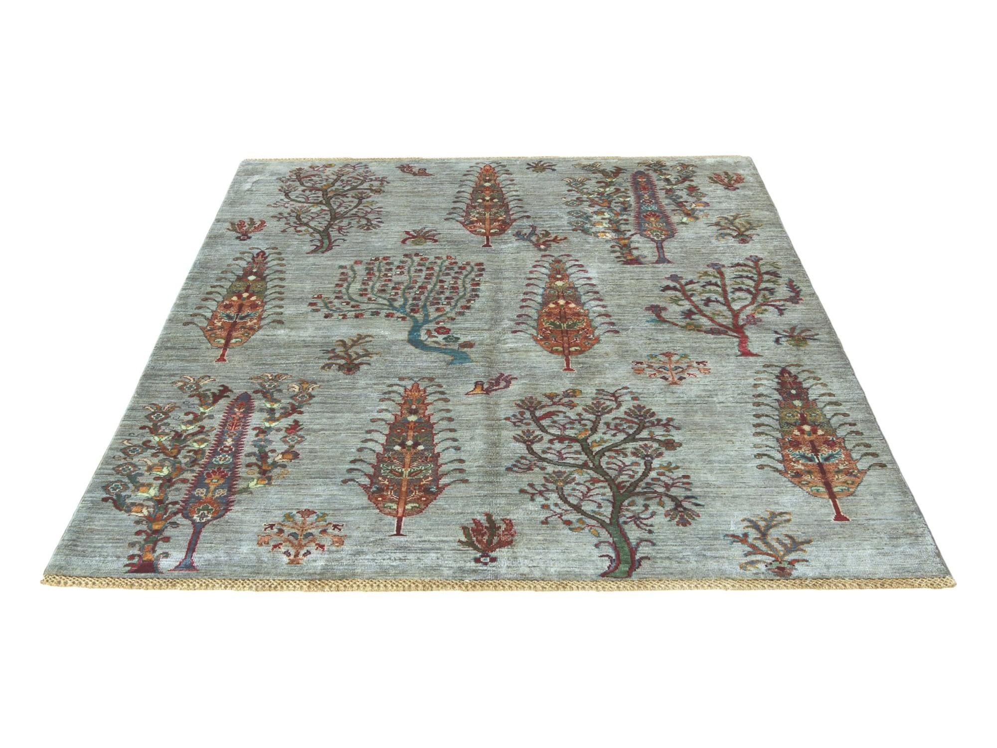 4' 11 x 6' 9 Hand Knotted Ariana Ziegler Rug