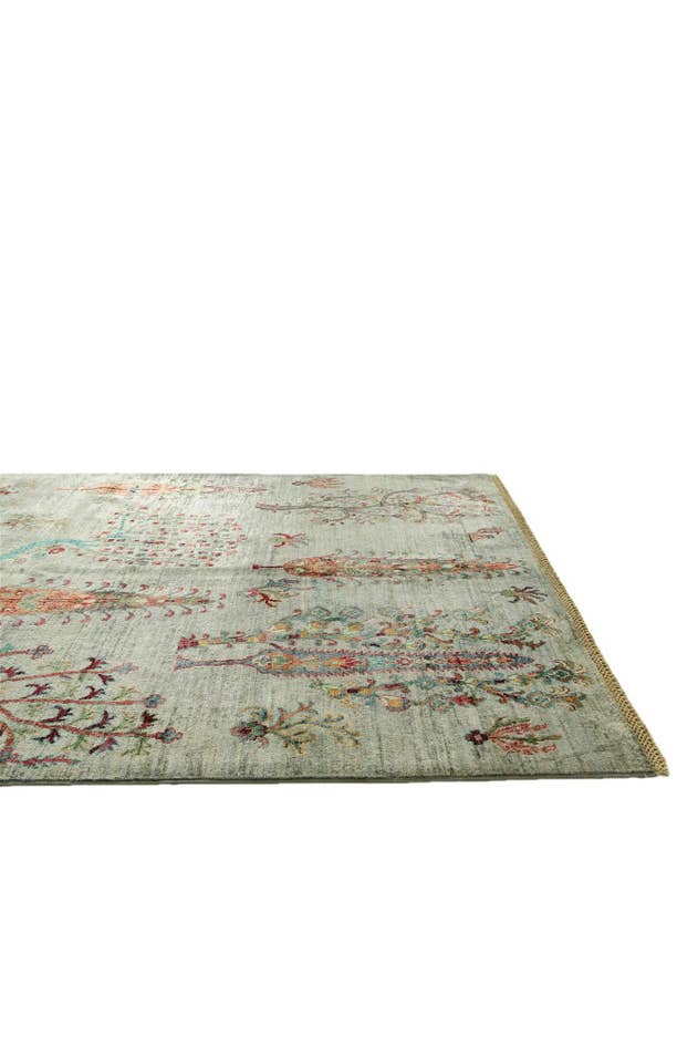 Detail image of 4' 11 x 6' 9 Hand Knotted Ariana Ziegler Rug