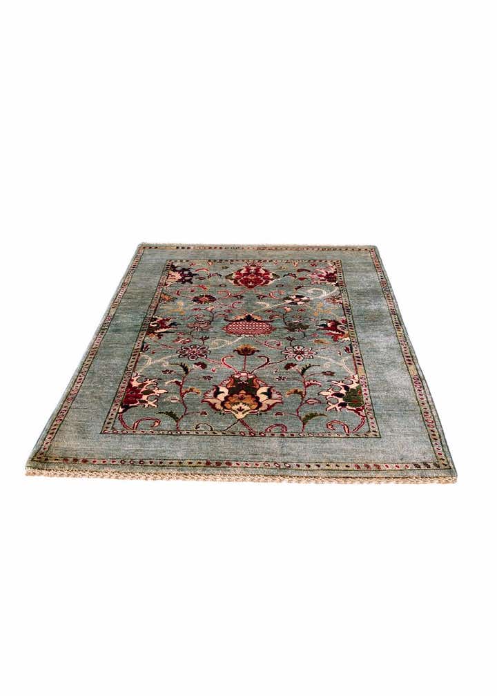 3' 4 x 4' 11 Hand Knotted Ariana Ziegler Rug