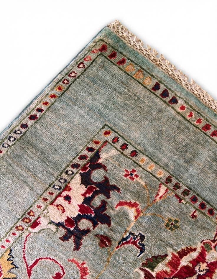 Detail image of 3' 4 x 4' 11 Hand Knotted Ariana Ziegler Rug