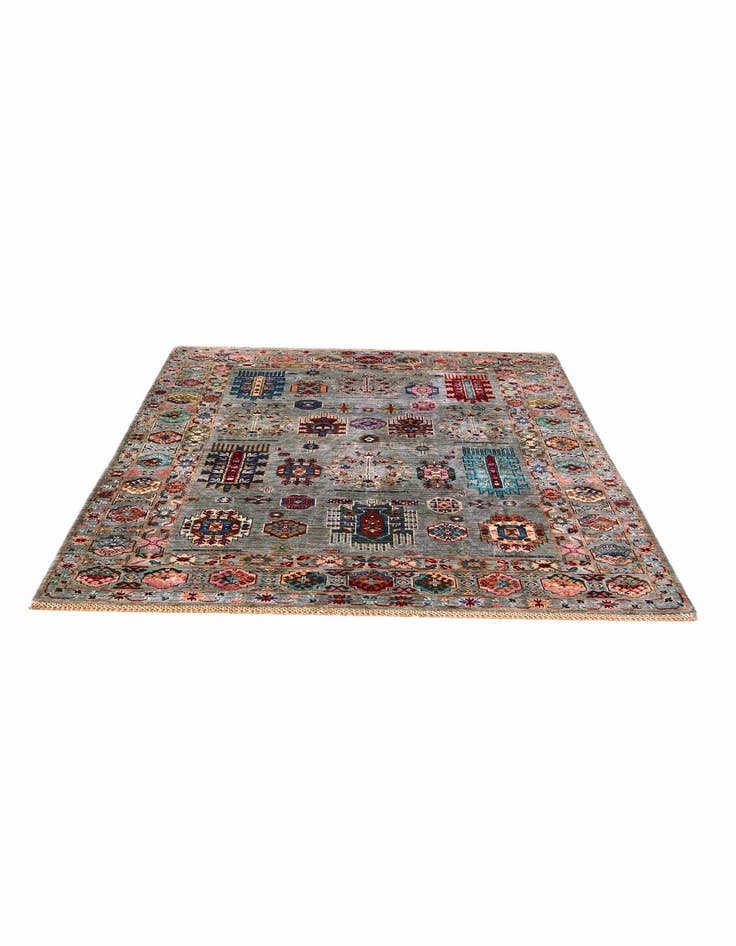 Detail image of 5' 1 x 6' 11 Hand Knotted Ariana Ziegler Rug
