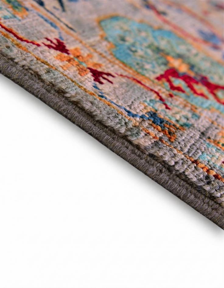 Detail image of 5' 1 x 6' 11 Hand Knotted Ariana Ziegler Rug