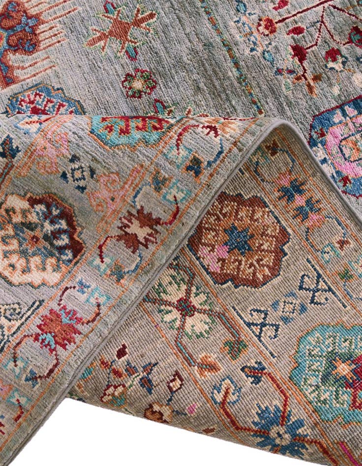 Detail image of 5' 1 x 6' 11 Hand Knotted Ariana Ziegler Rug