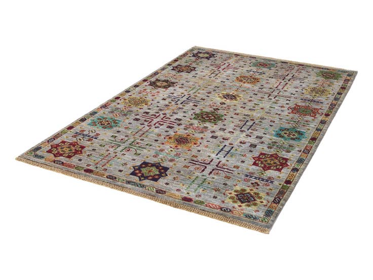 Detail image of 4' x 6' 2 Hand Knotted Ariana Ziegler Rug