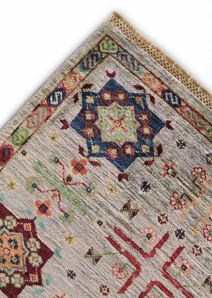 4' x 6' 2 Hand Knotted Ariana Ziegler Rug