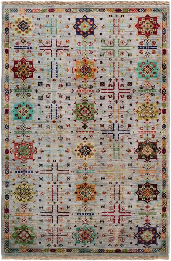 4' x 6' 2 Hand Knotted Ariana Ziegler Rug