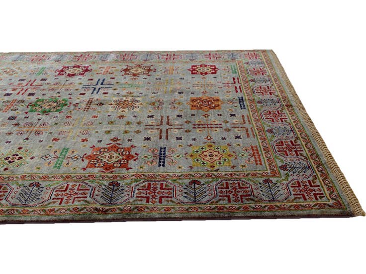Detail image of 5' 1 x 6' 7 Hand Knotted Ariana Ziegler Rug